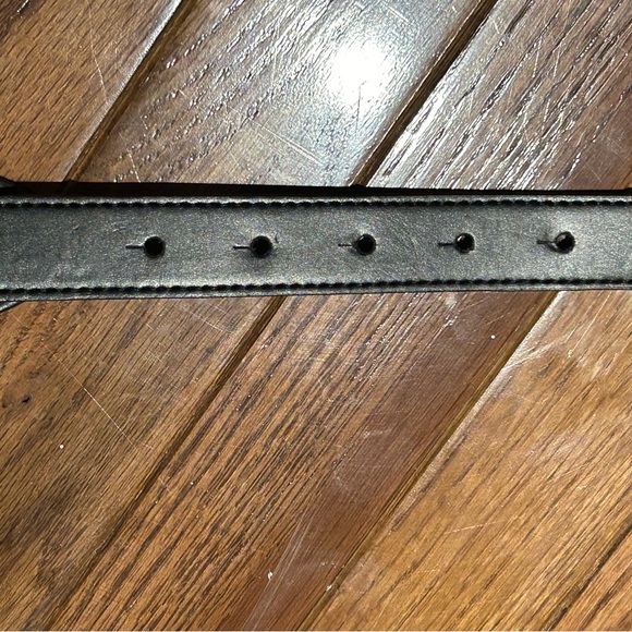 NWT Ralph Lauren Barrington Striped Belt Black and White size L. - Picture 5 of 7